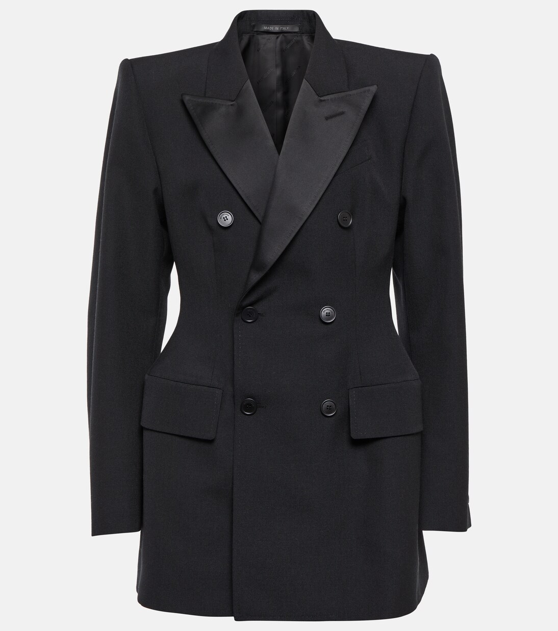 Blazer cruzado Hourglass de lana | Balenciaga