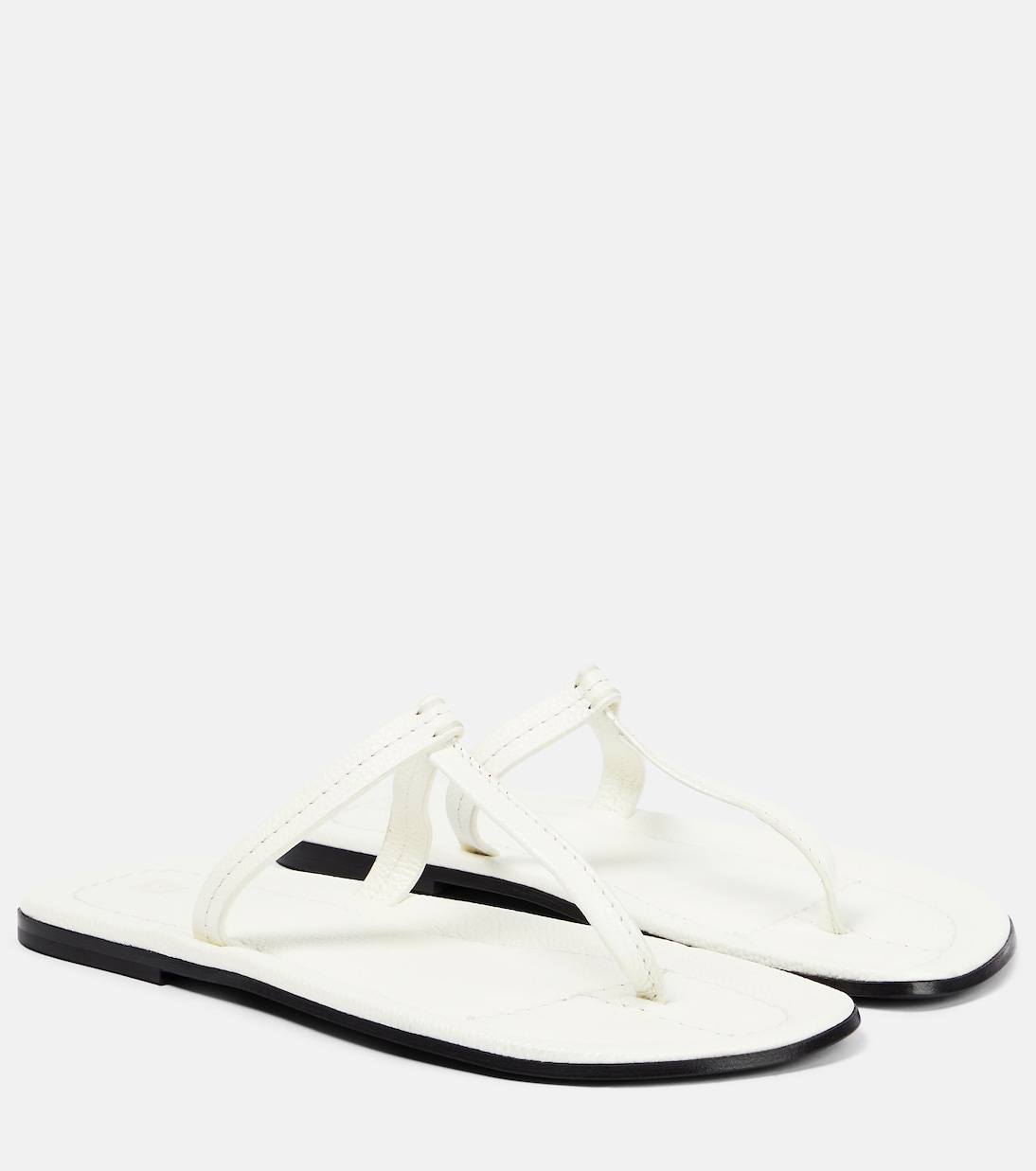 Sandalen T-Strap aus Leder | Toteme