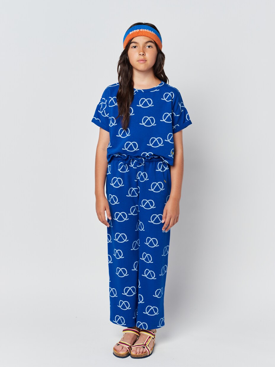 Sail Rope printed pants | Bobo Choses