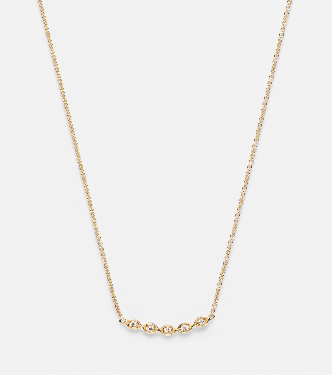 14kt gold necklace with diamonds | Sydney Evan