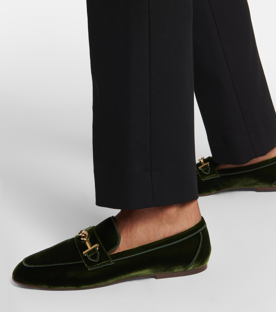 Loafers T Ring aus Samt | Tod's