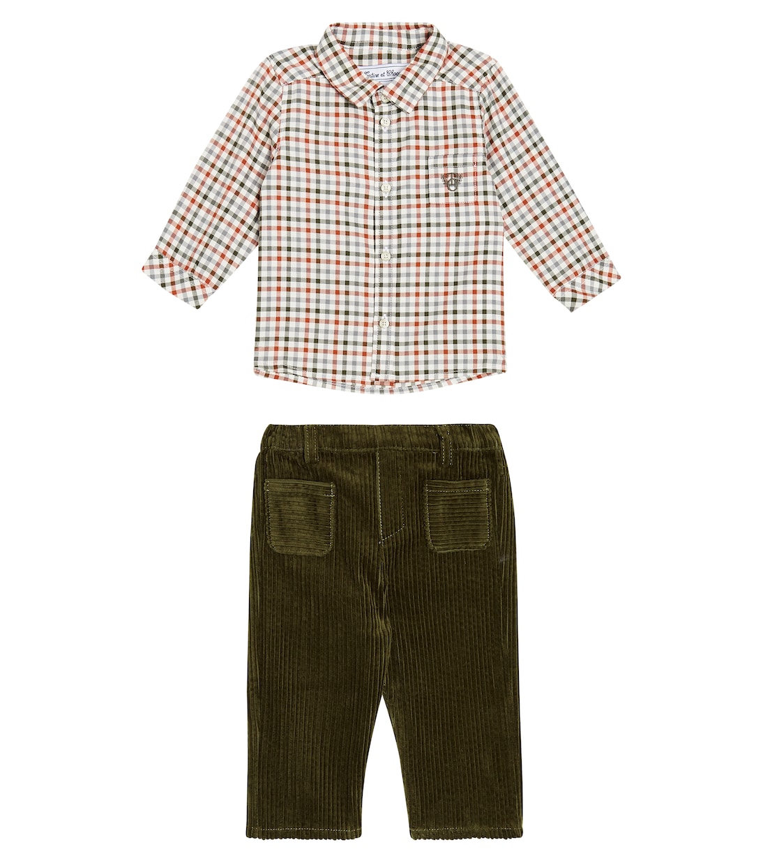 Baby Set aus Hemd und Hose | Tartine et Chocolat