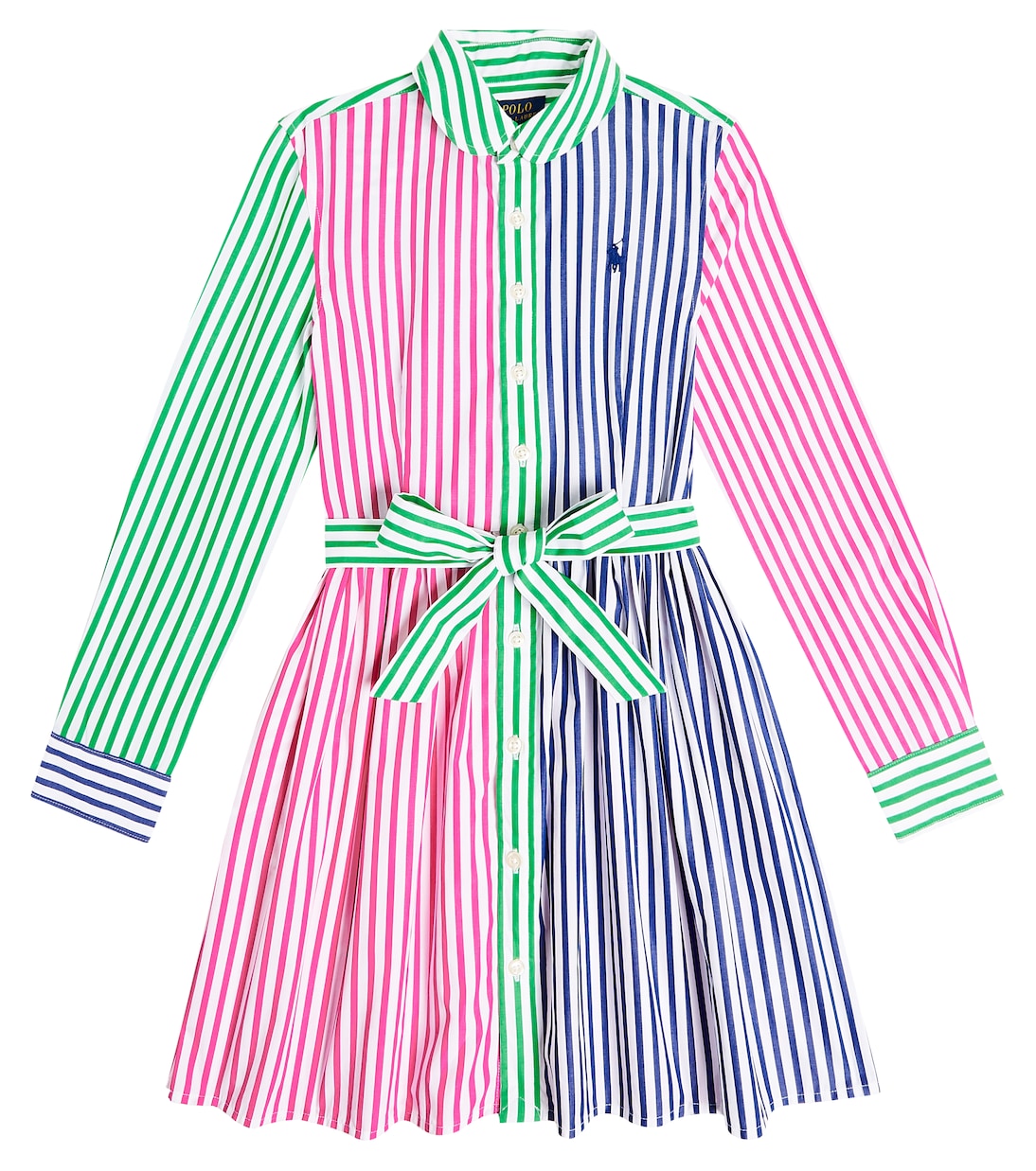 Striped cotton shirt dress | Polo Ralph Lauren Kids