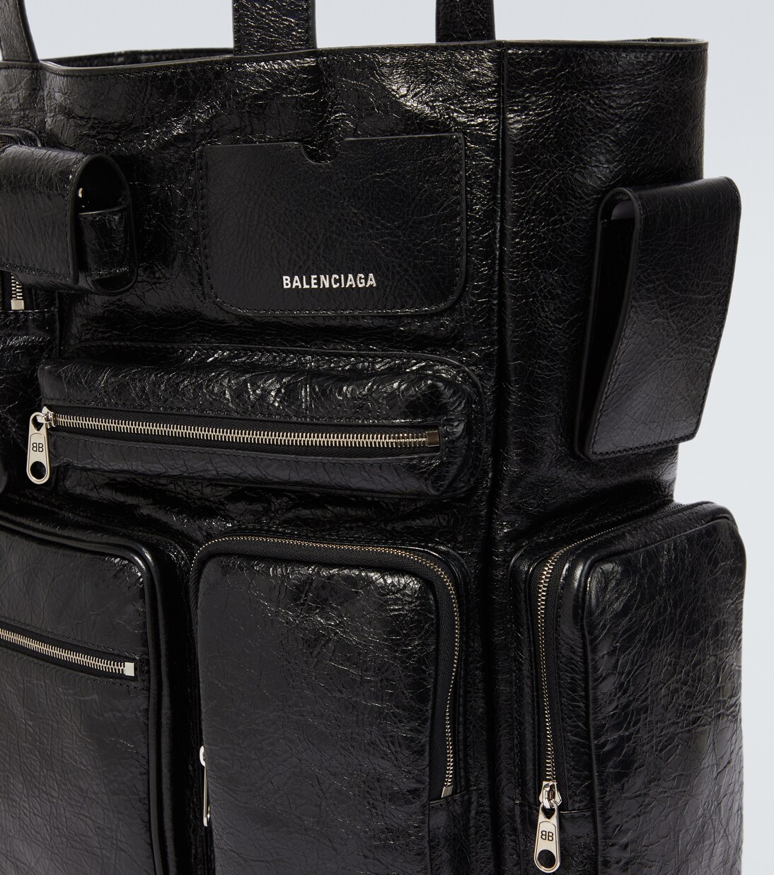 Superbusy distressed leather tote bag | Balenciaga