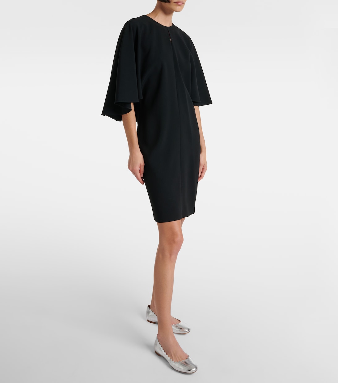 Lauren croc-effect leather ballet flats | Chloé