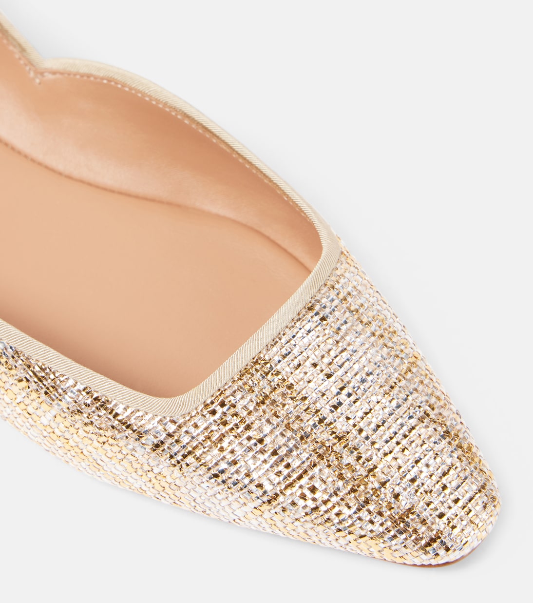 Maia canvas ballet flats | Aquazzura