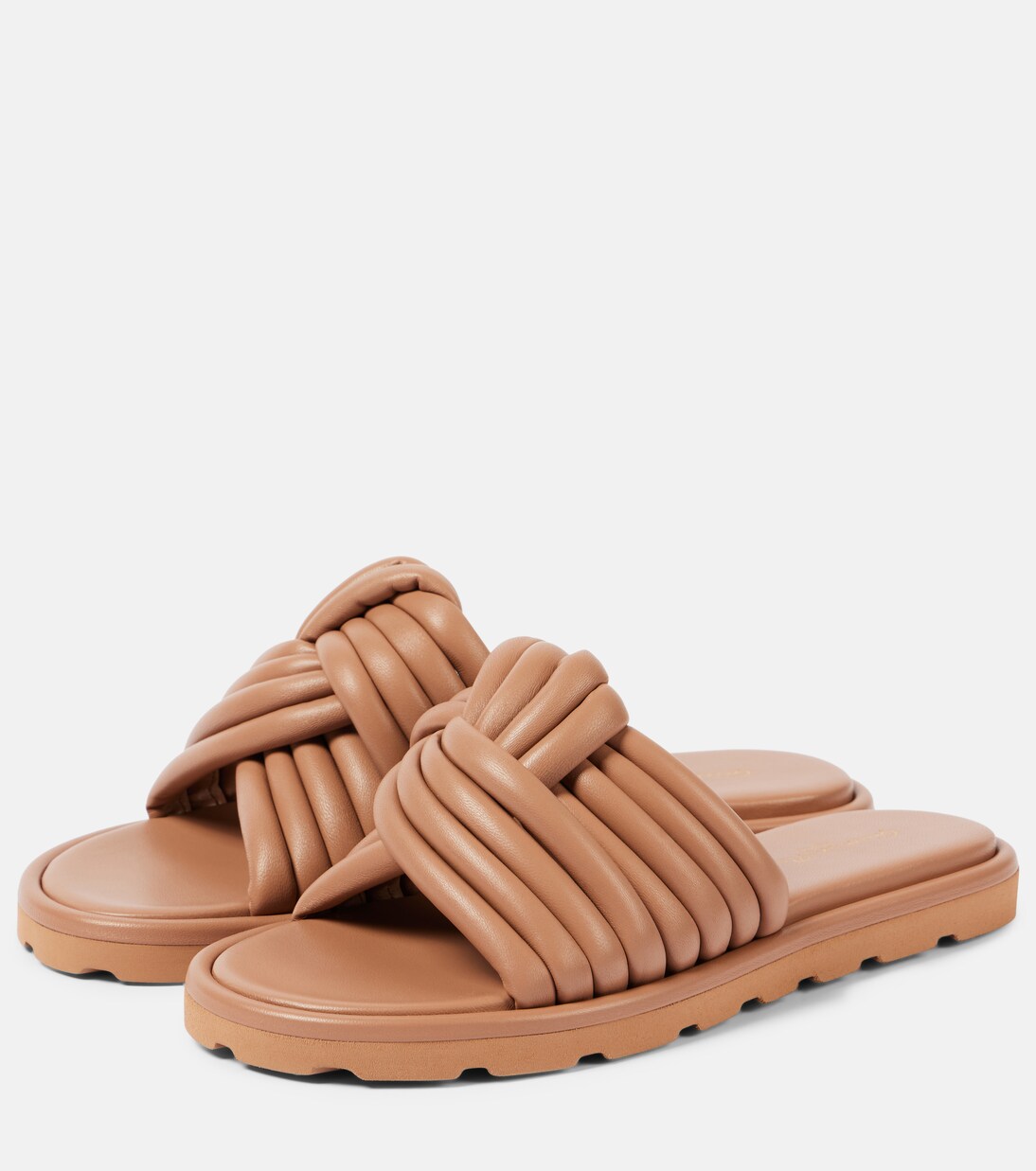 Ottavia leather slides | Gianvito Rossi