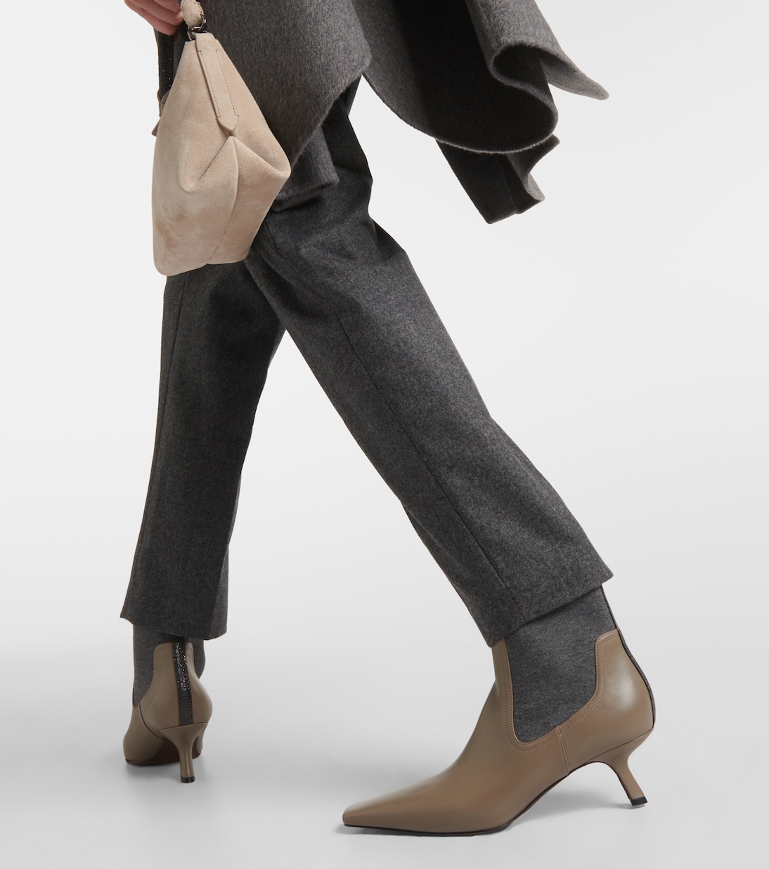 Leather ankle boots | Brunello Cucinelli