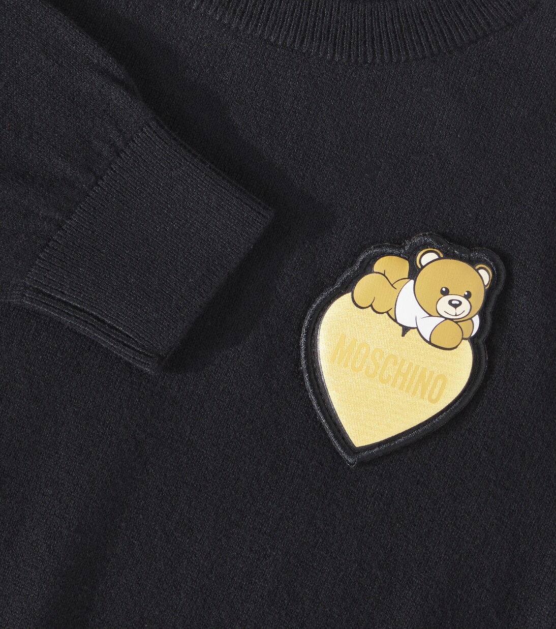 Teddy Bear cotton and wool sweater | Moschino Kids
