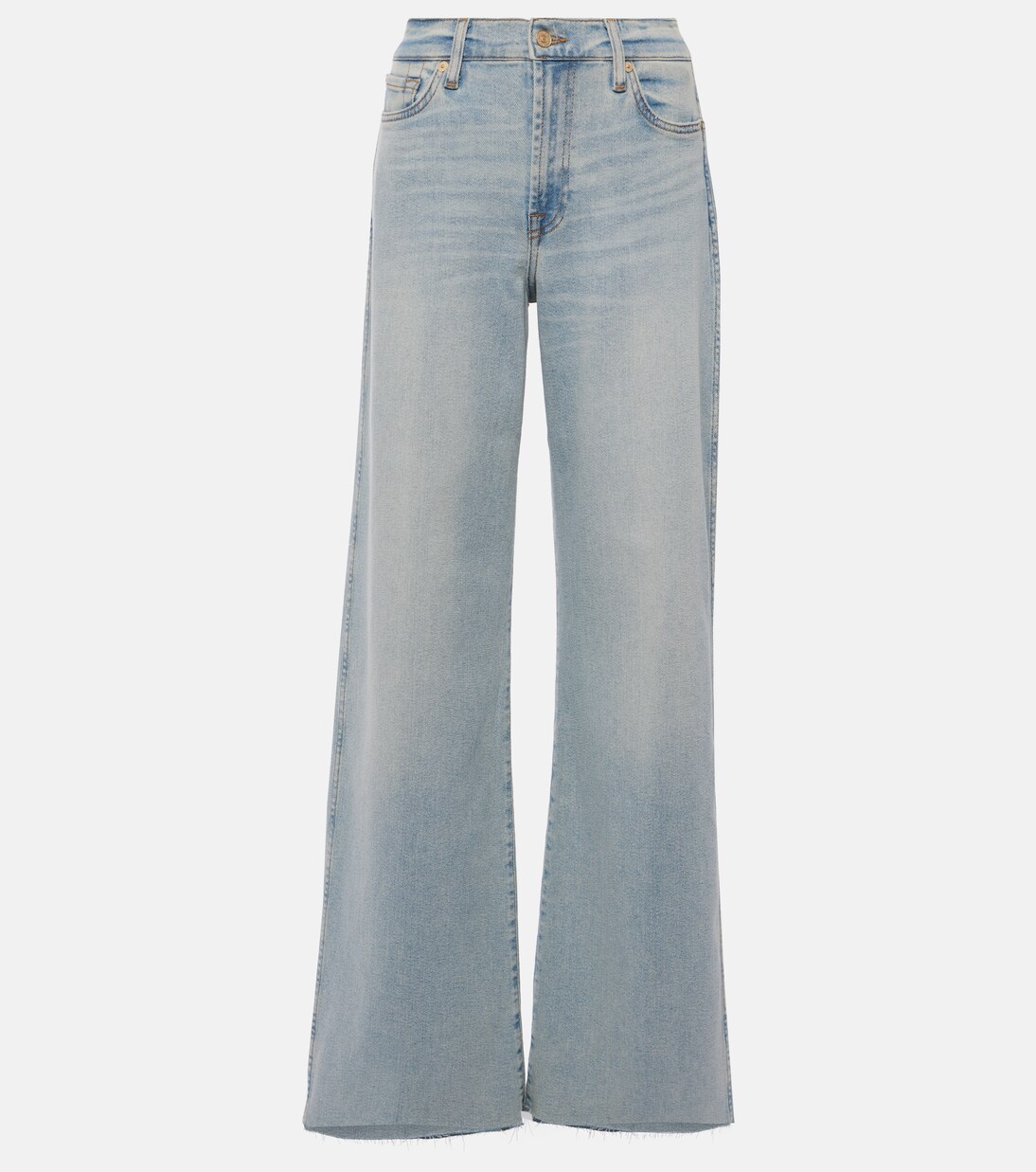 Lotta high-rise wide-leg jeans | 7 For All Mankind