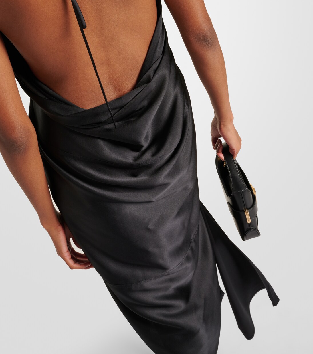 Robe midi en soie mélangée | Ferragamo