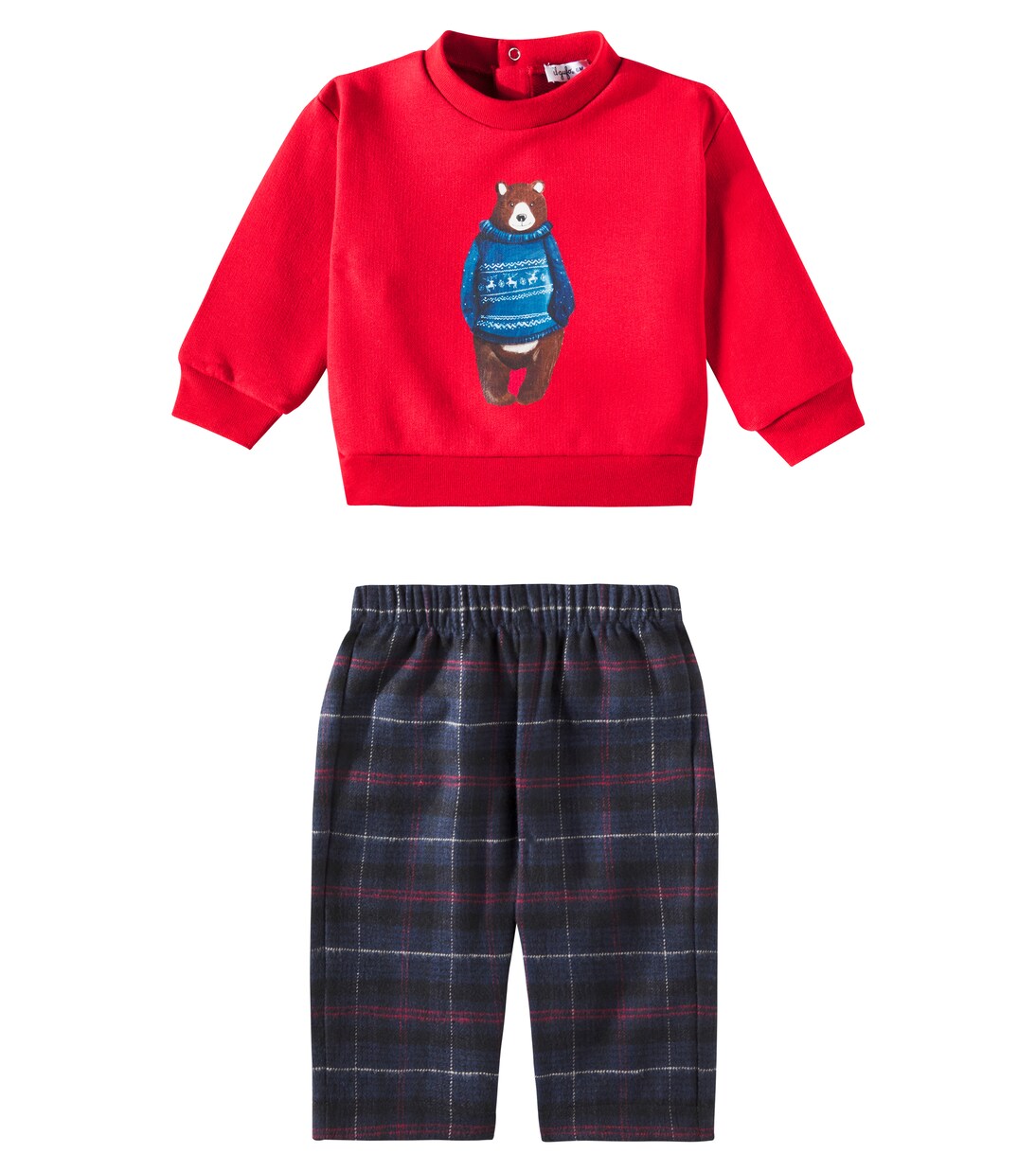 Baby cotton sweatshirt and sweatpants set  | Il Gufo