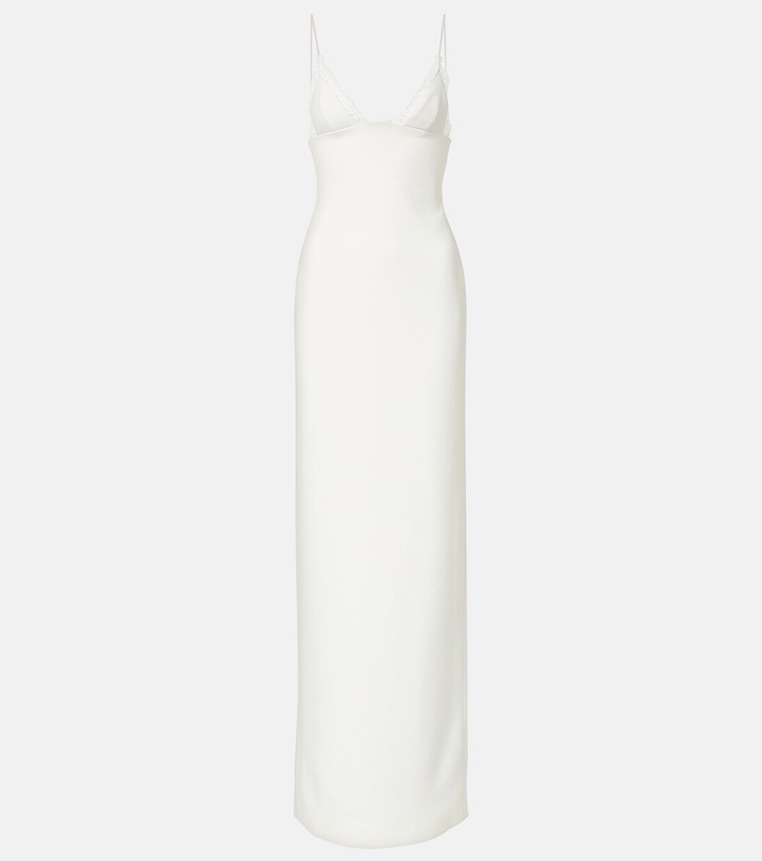 Bridal lace-trimmed gown | David Koma