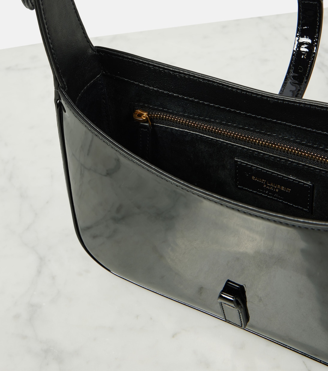 Le 5 à 7 patent leather shoulder bag | Saint Laurent