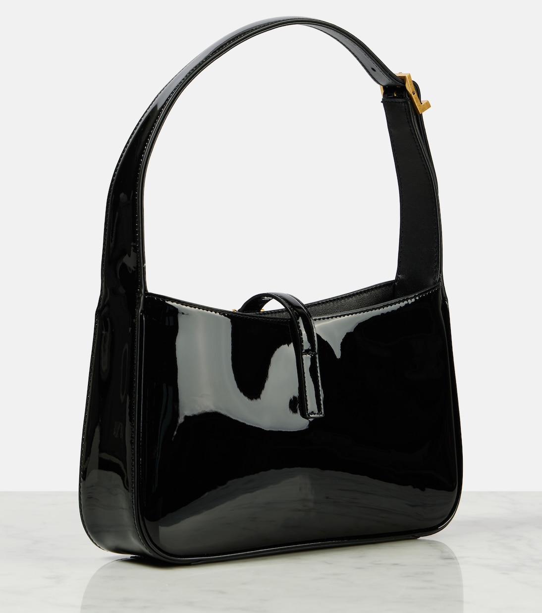 Le 5 à 7 patent leather shoulder bag | Saint Laurent