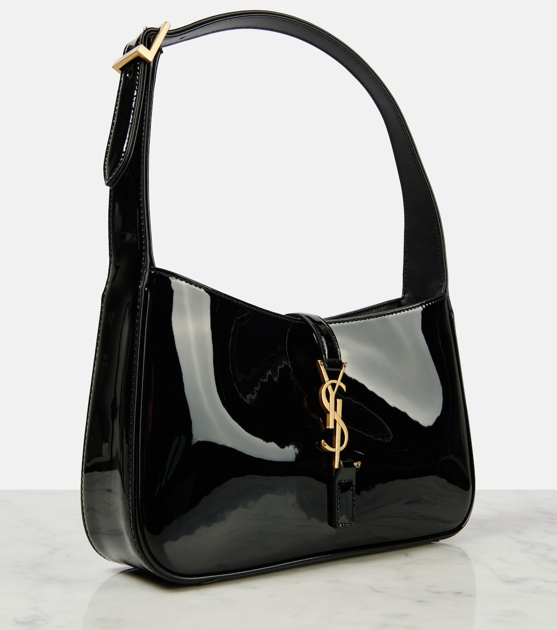 Le 5 à 7 patent leather shoulder bag | Saint Laurent