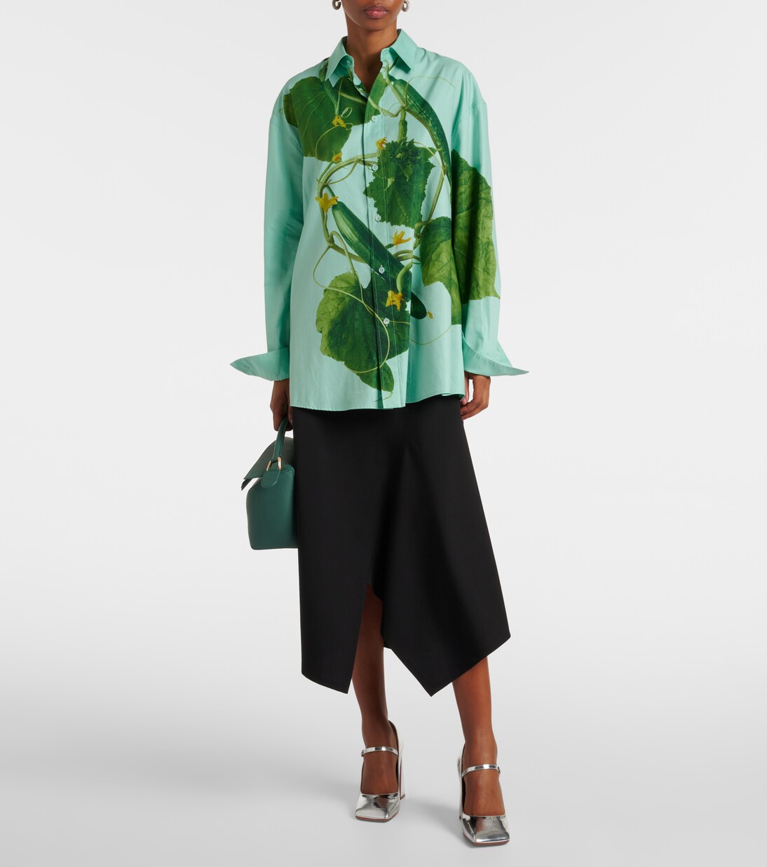 Charlotte 95 leather Mary Jane pumps | Amina Muaddi