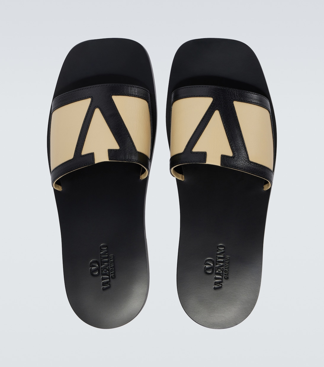 VLogo leather slides | Valentino Garavani