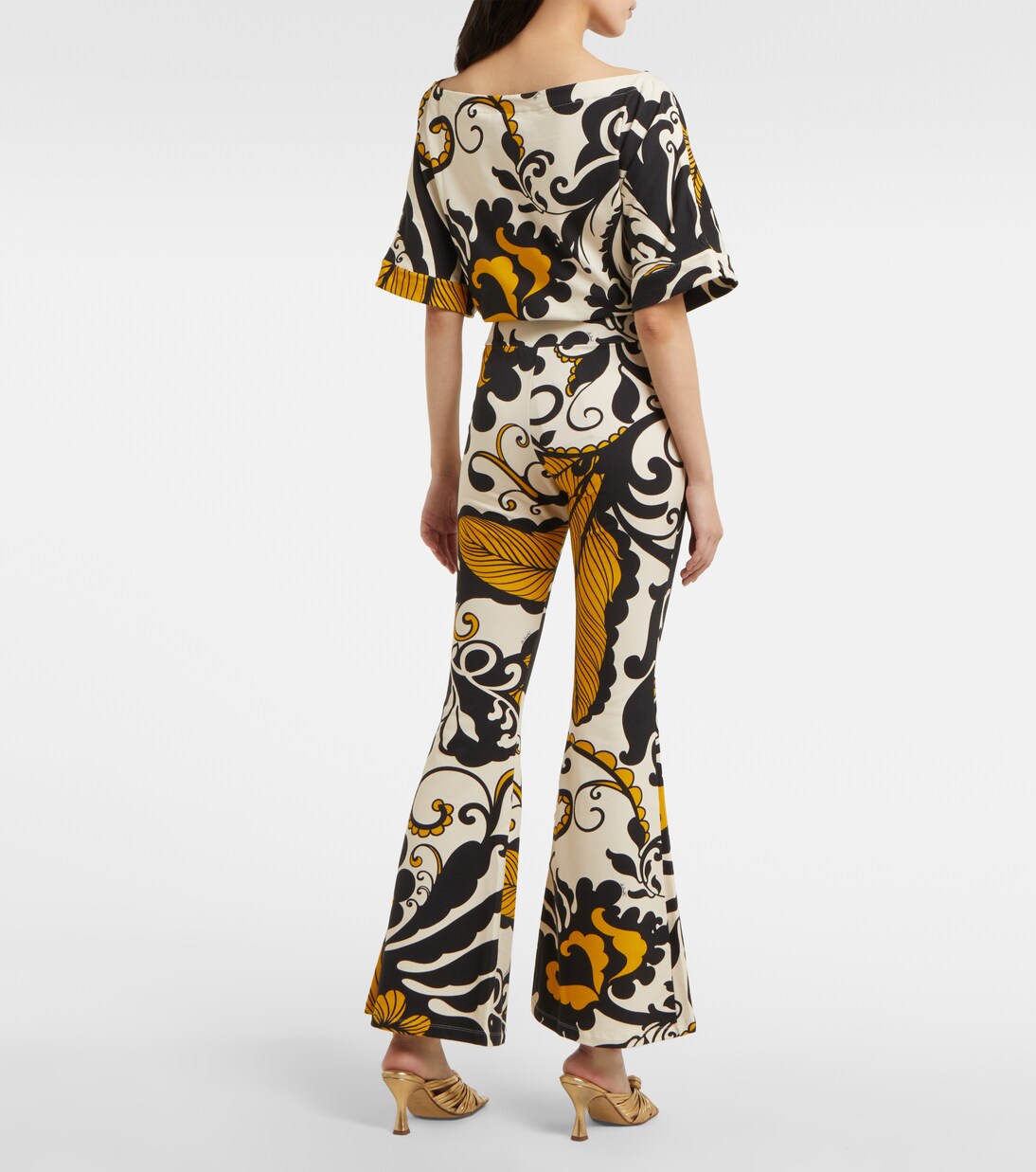 Pantalon évasé Meditation en polaire | La DoubleJ