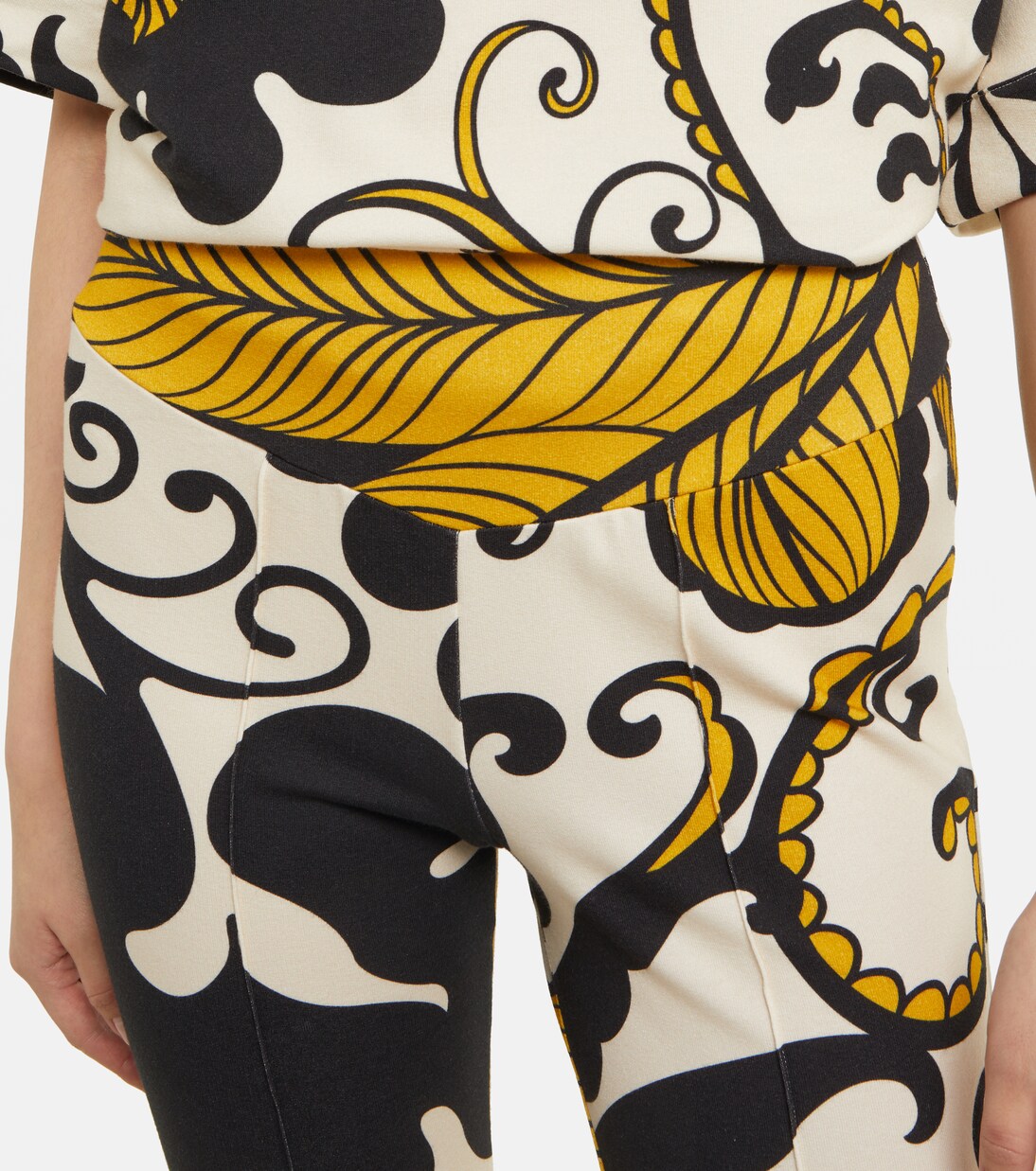 Pantalon évasé Meditation en polaire | La DoubleJ