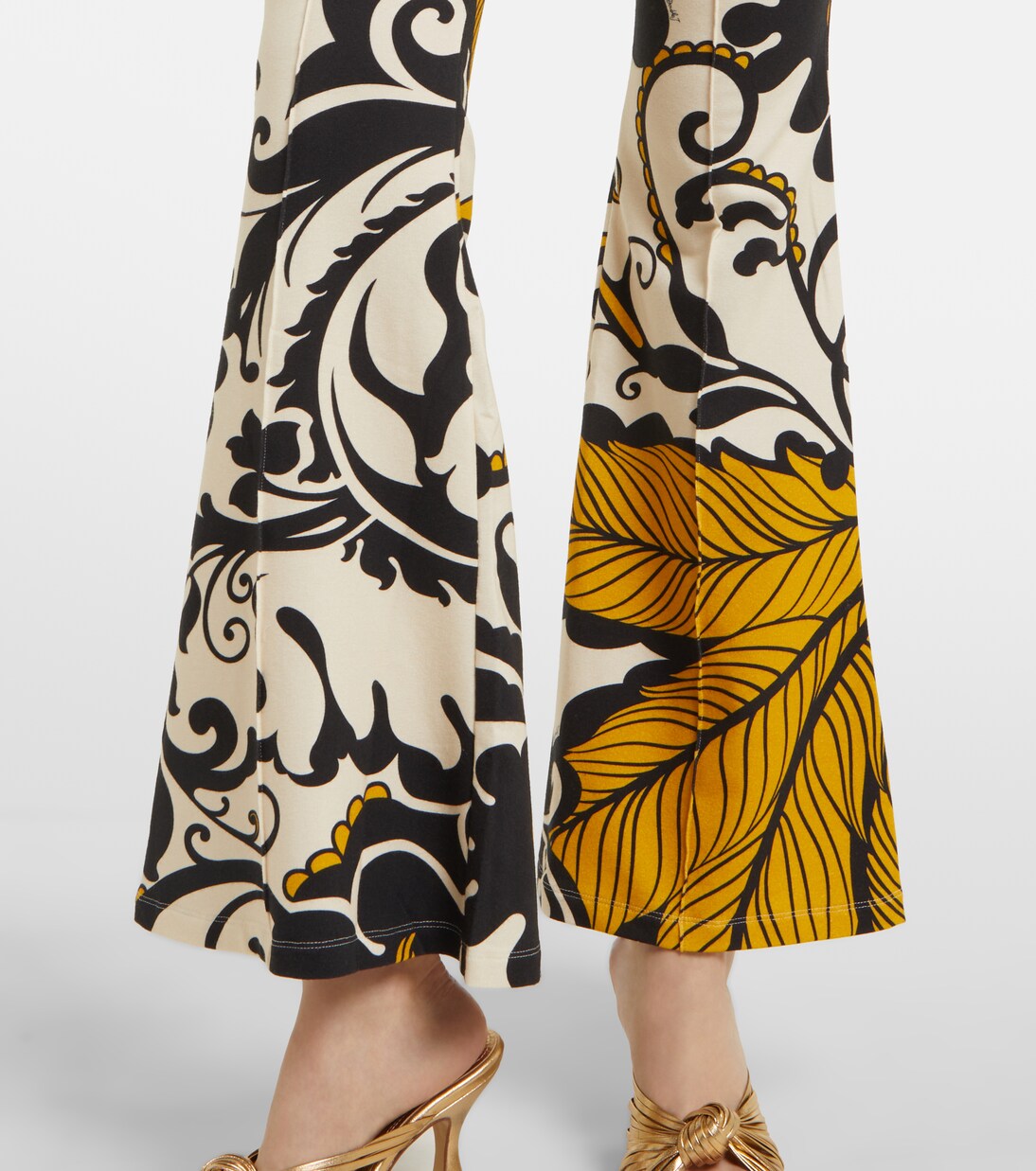 Pantalon évasé Meditation en polaire | La DoubleJ