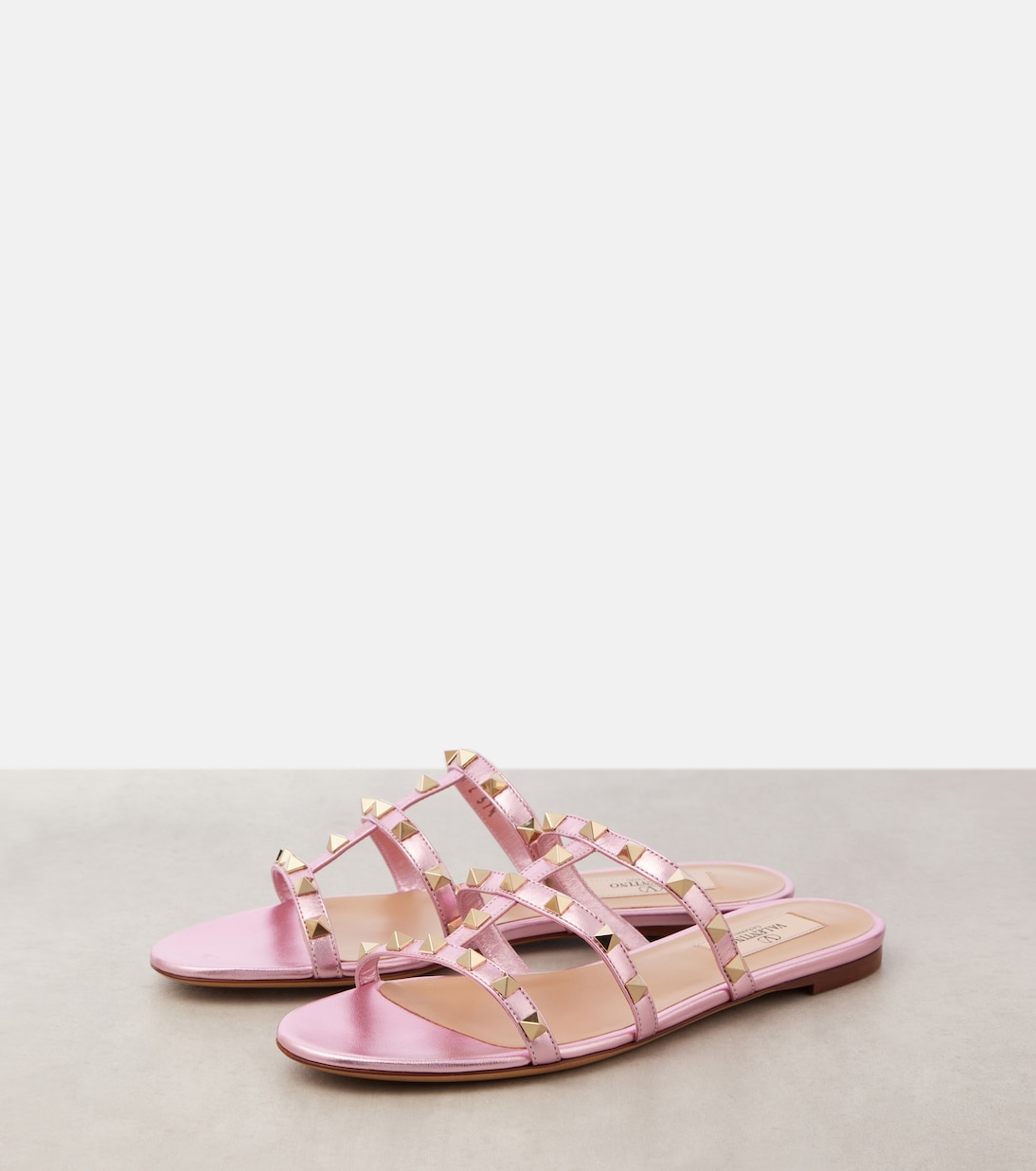 Rockstud Classic leather flats  | Valentino Garavani