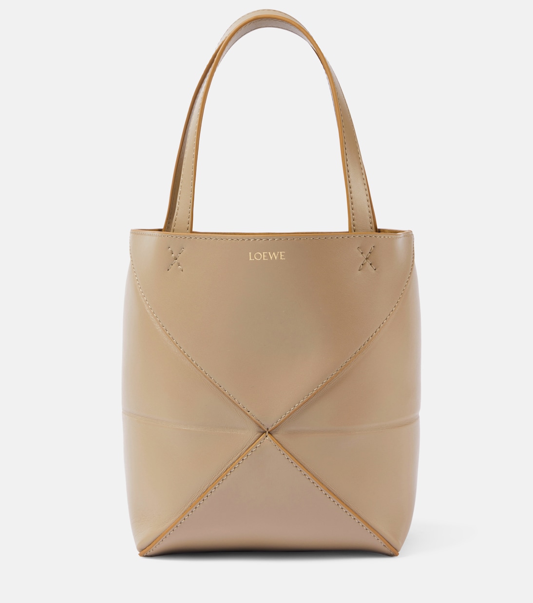 Tote Bag Puzzle Fold Mini aus Leder | Loewe