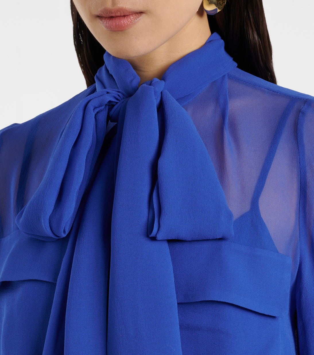 Bluse aus Seiden-Georgette | Costarellos