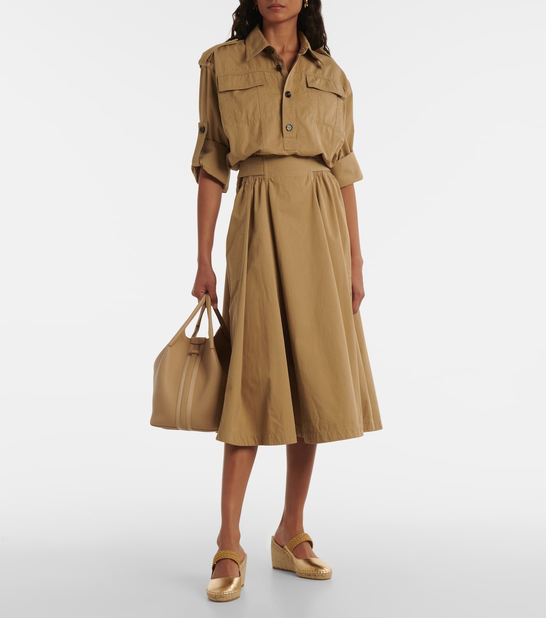 Siena 70 leather espadrille wedges | Malone Souliers