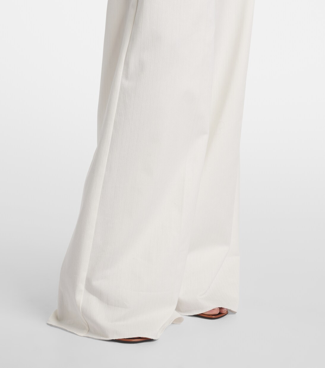 Weite High-Rise-Hose Chenzia aus Baumwolle | Max Mara