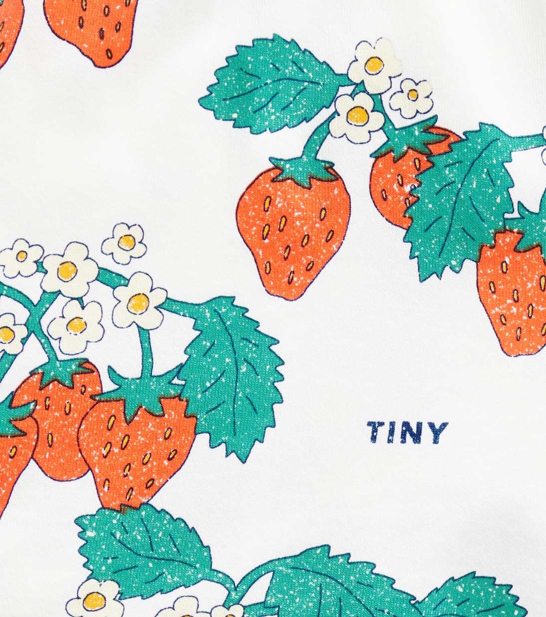 Strawberries cotton jersey shorts | Tinycottons