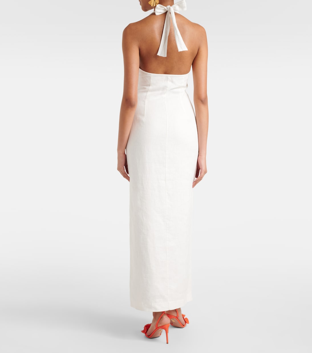 Midikleid Violet aus Leinen | SIR