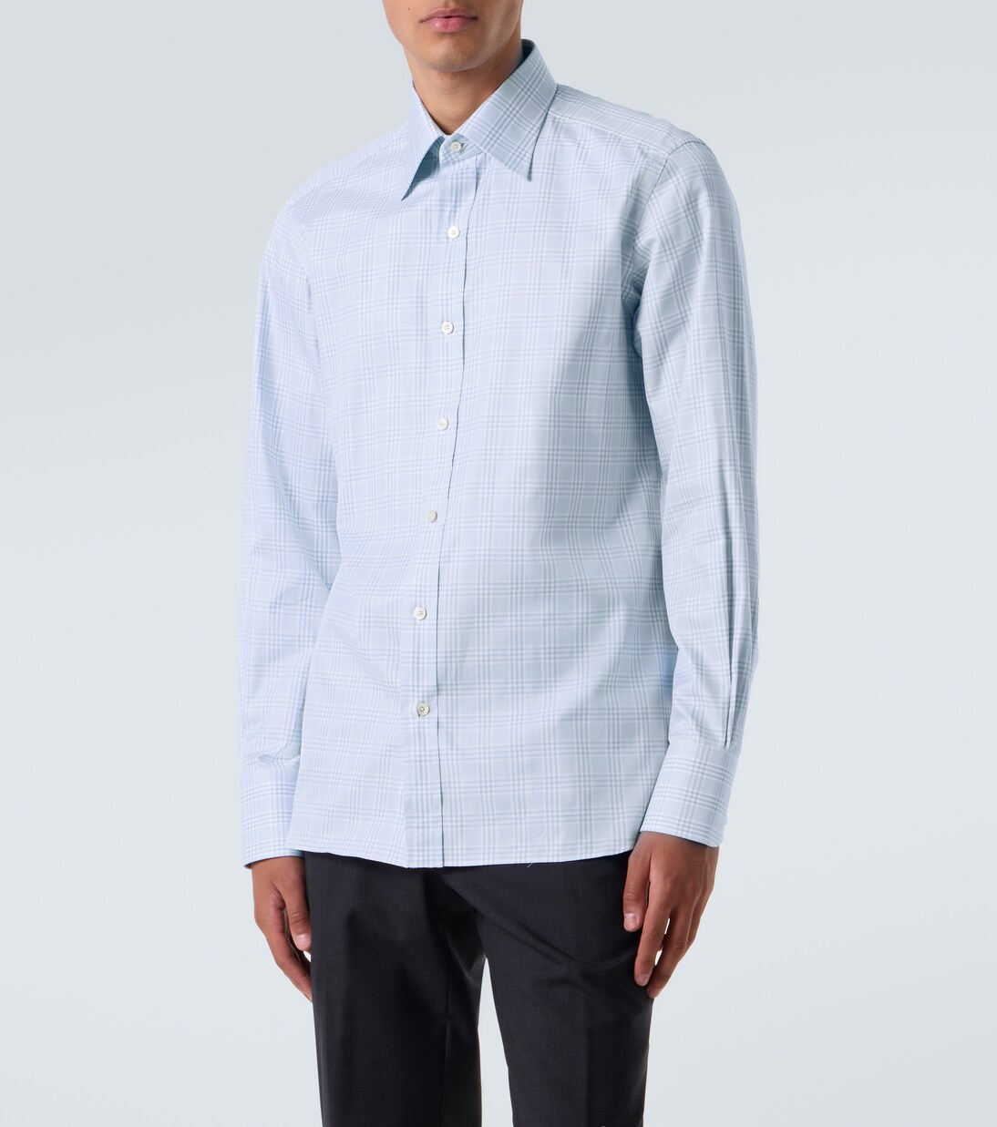 Checked cotton shirt | Tom Ford