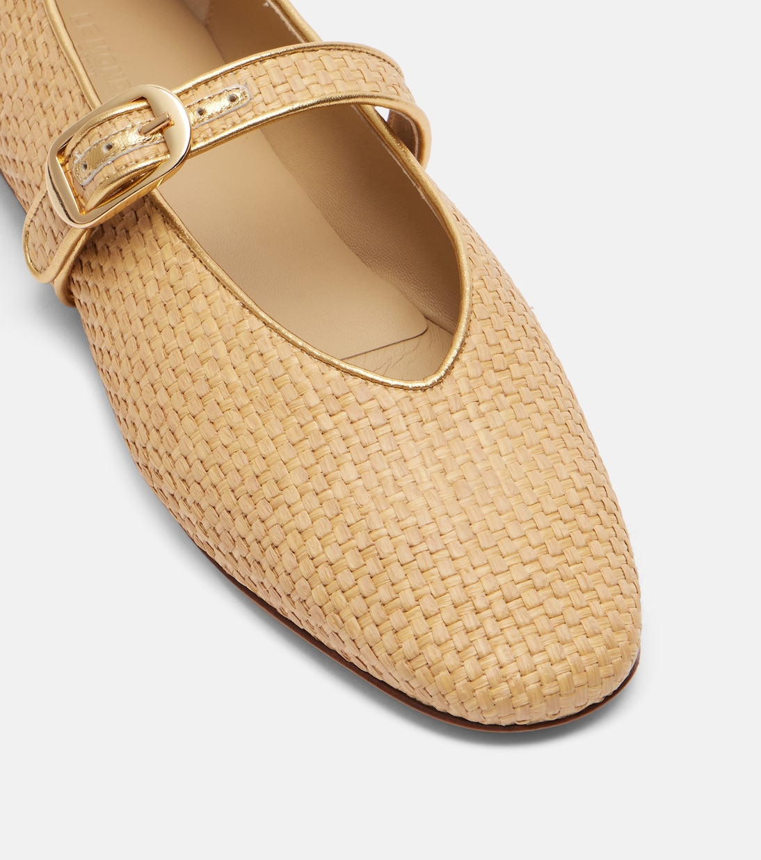 Mary-Jane-Ballerinas Stella aus Raffiabast | Le Monde Béryl