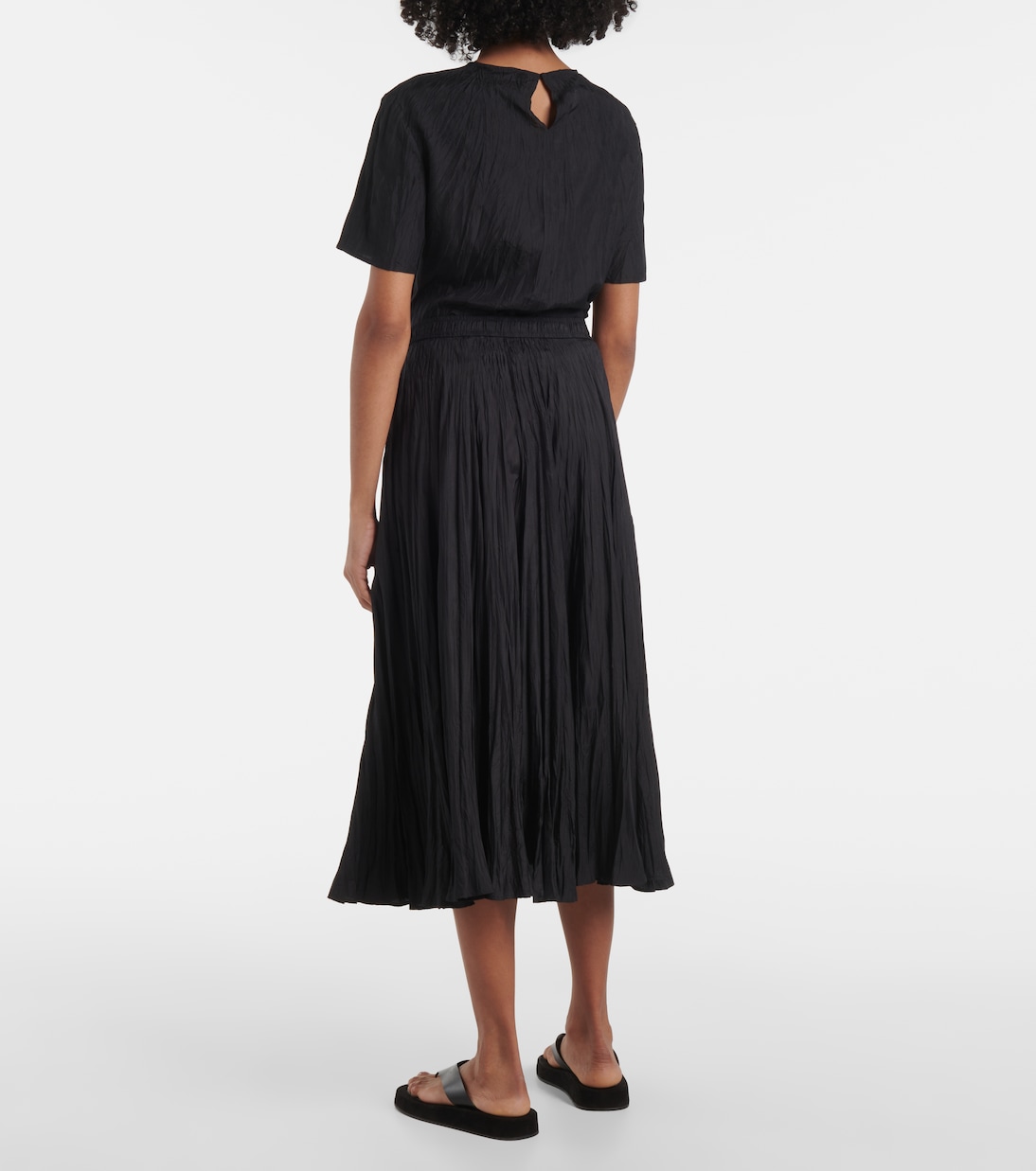 Falda midi Sully de seda  | Joseph