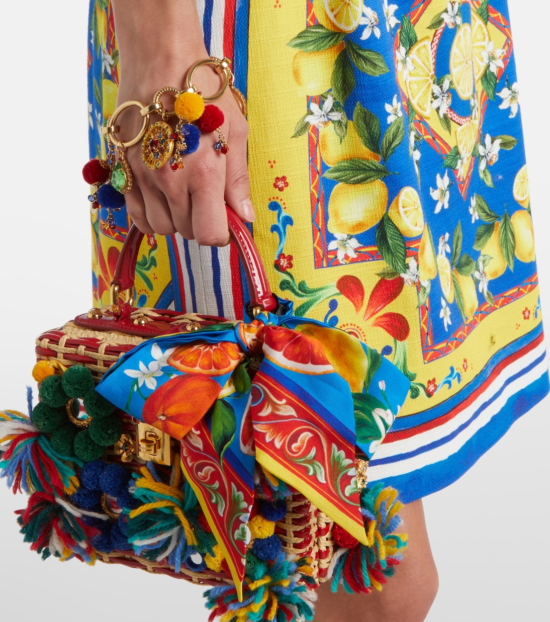 Printed silk twill scarf  | Dolce&Gabbana