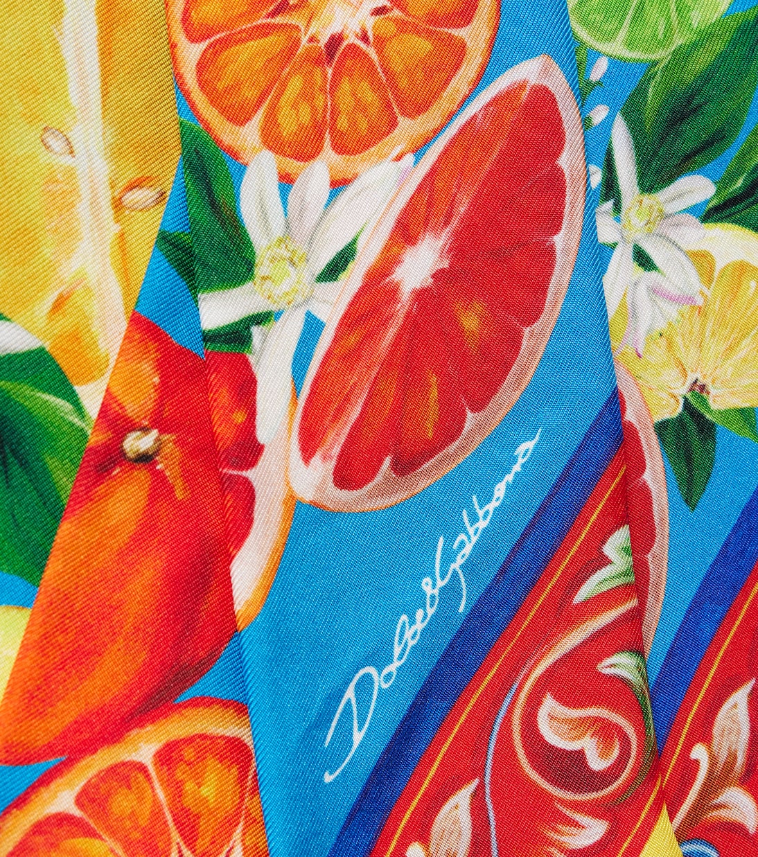 Printed silk twill scarf  | Dolce&Gabbana