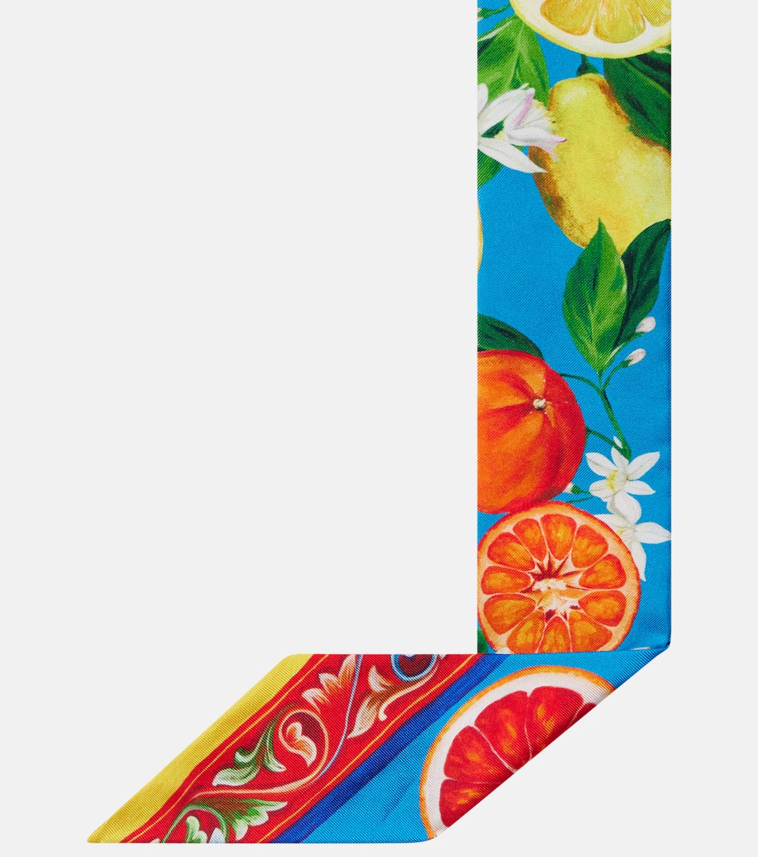 Printed silk twill scarf  | Dolce&Gabbana