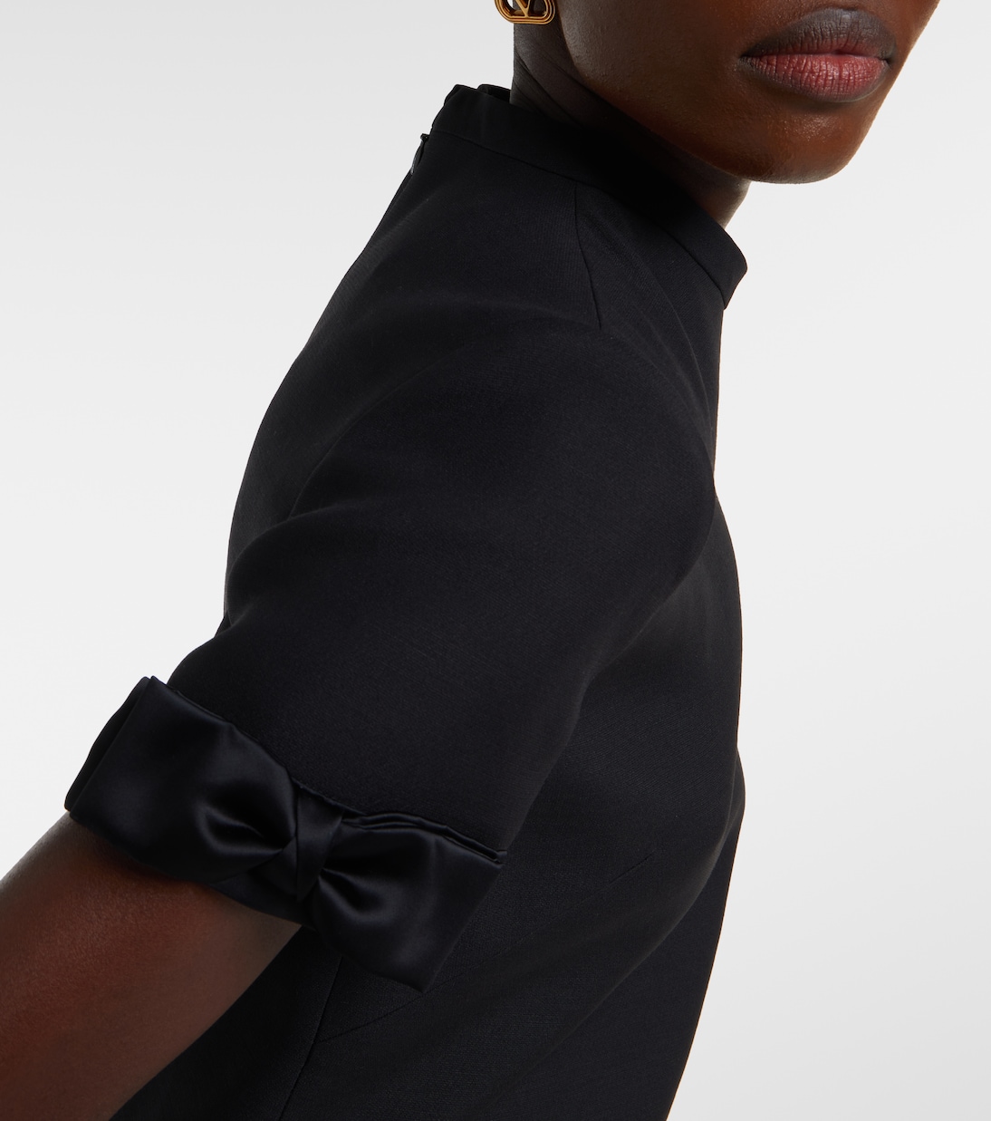 Crepe Couture bow-detail minidress | Valentino