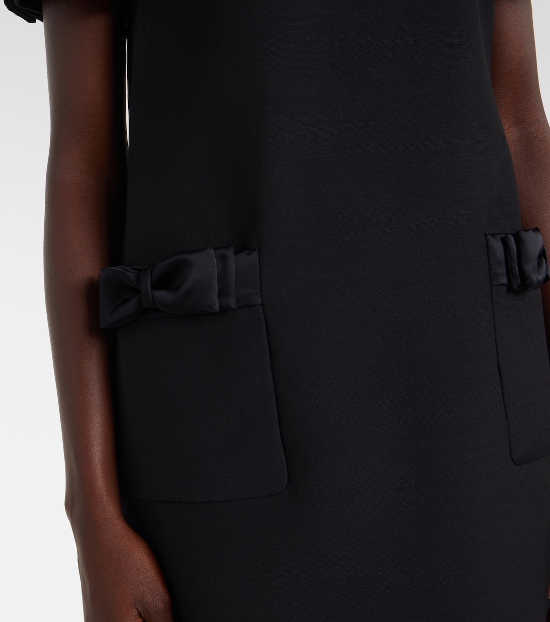 Crepe Couture bow-detail minidress | Valentino