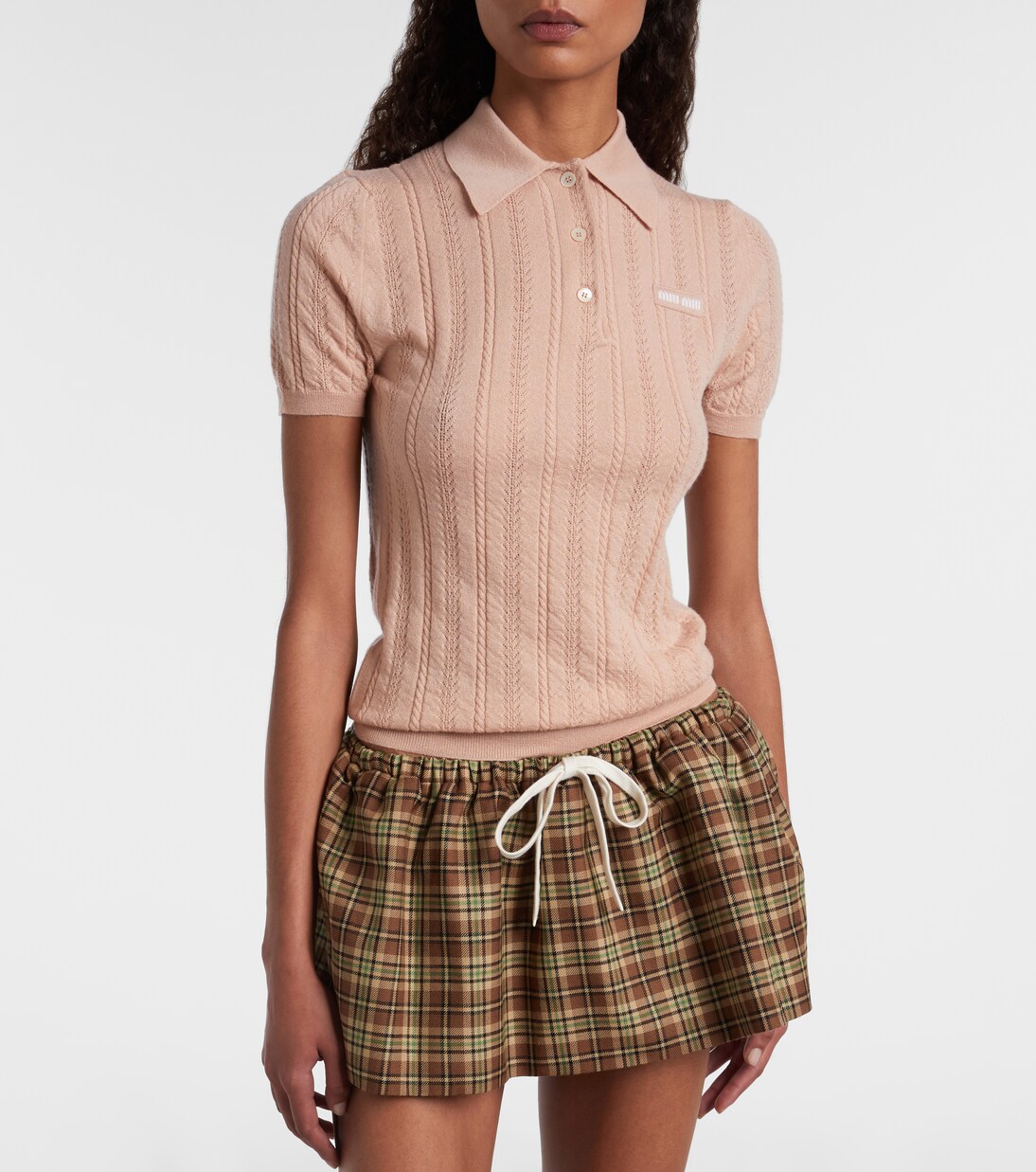 Polopullover aus Kaschmir | Miu Miu