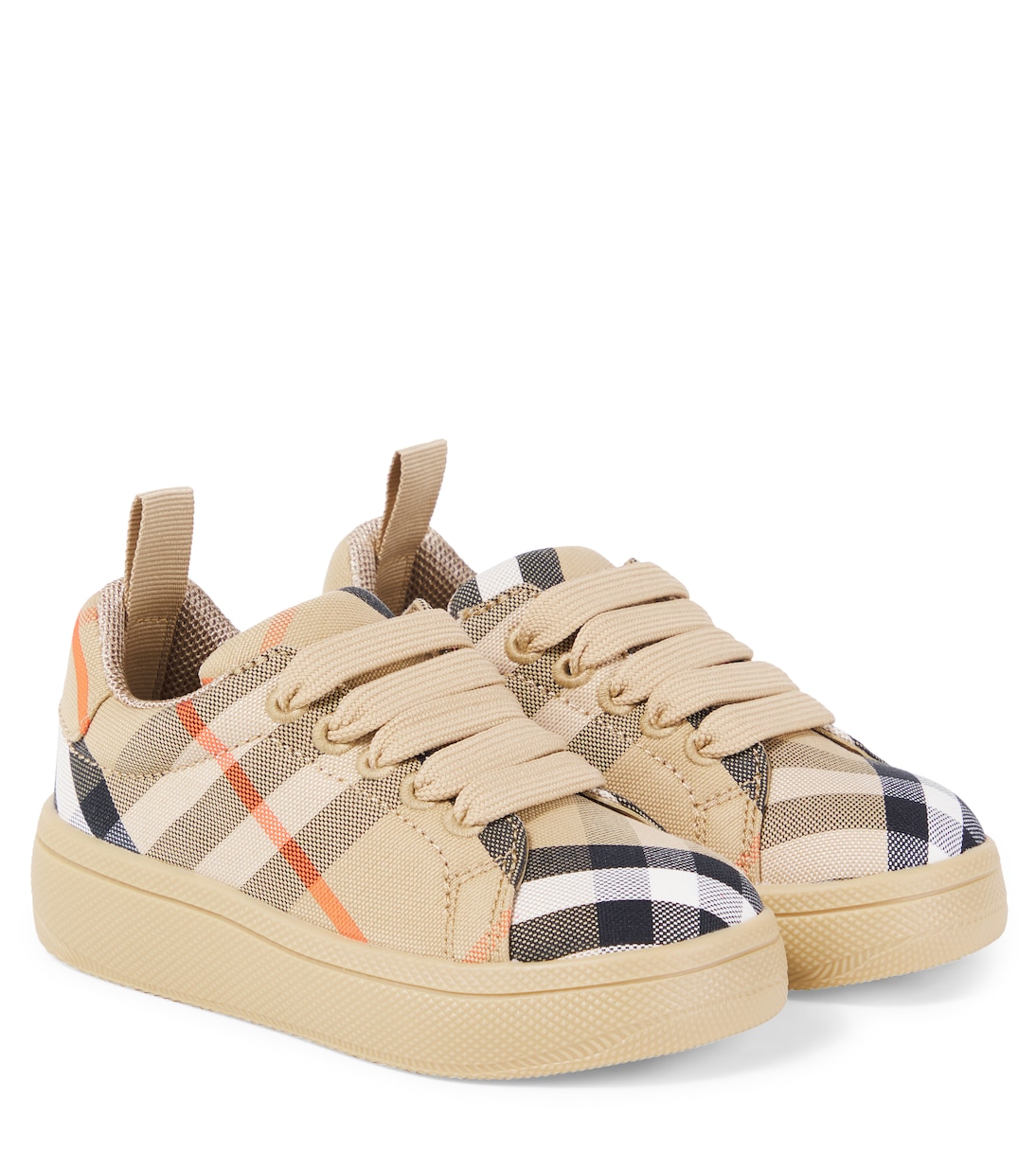 Burberry Check canvas sneakers | Burberry Kids