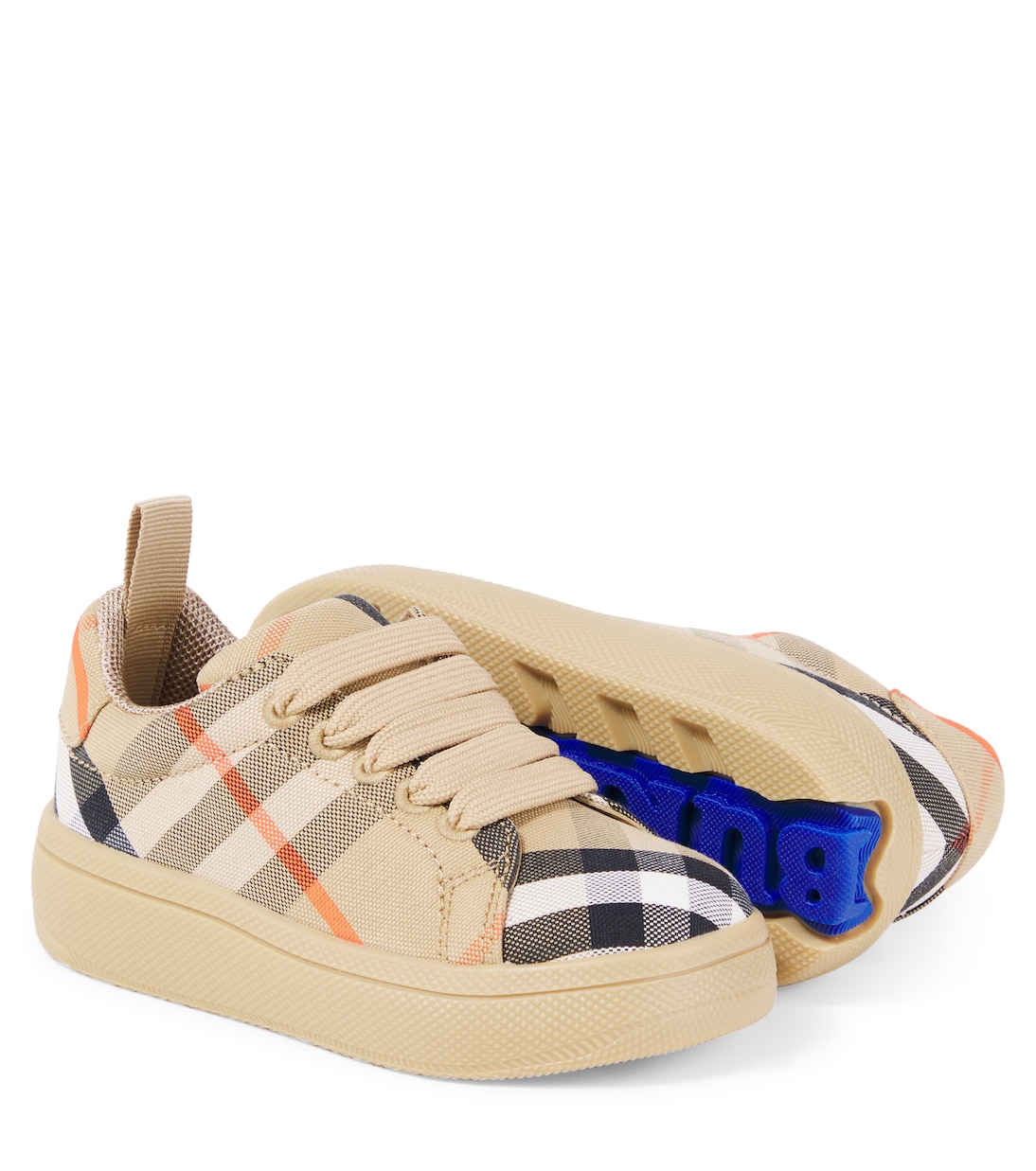 Burberry Check canvas sneakers | Burberry Kids