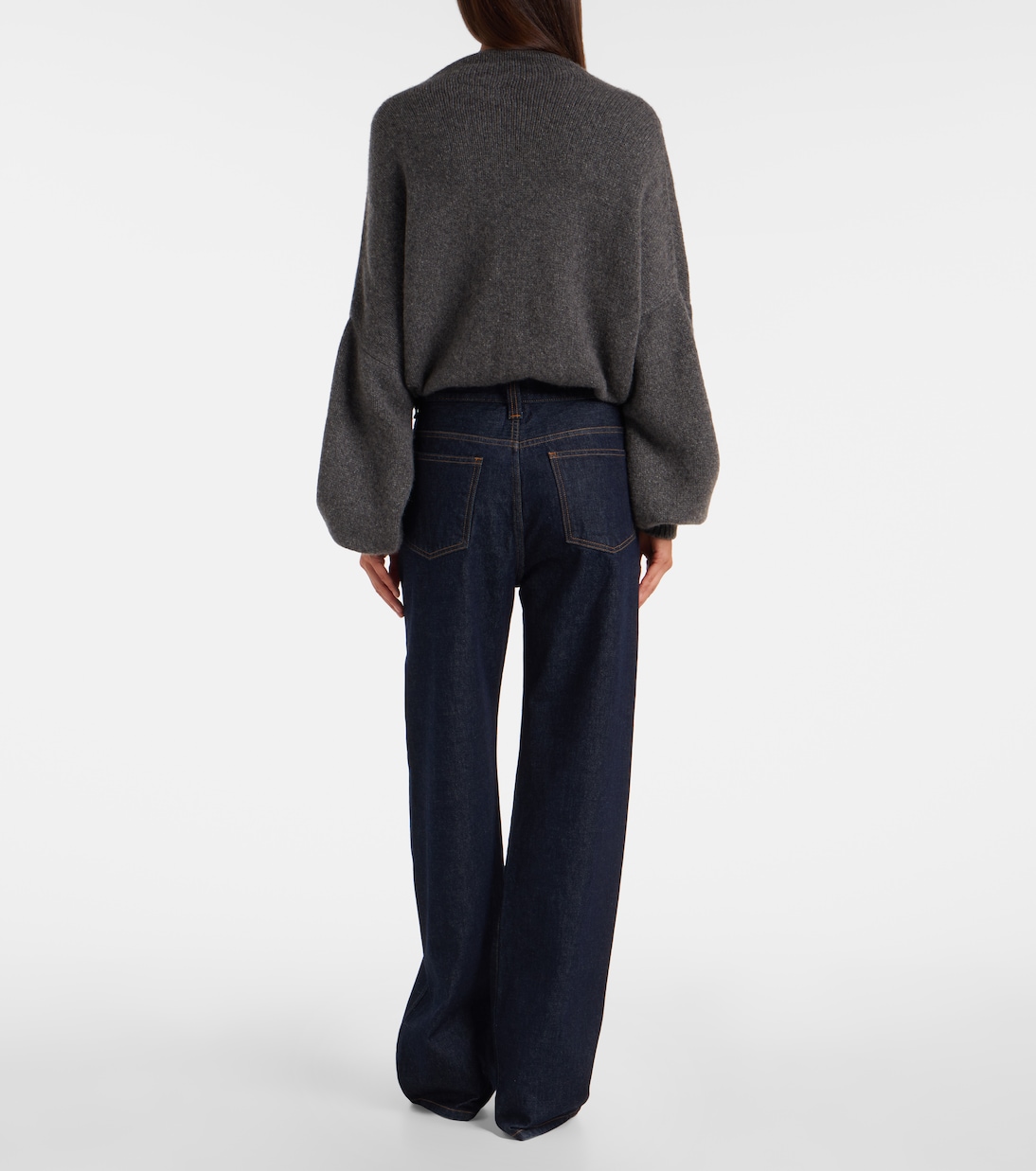 High-Rise Wide-Leg Jeans Benson | Khaite