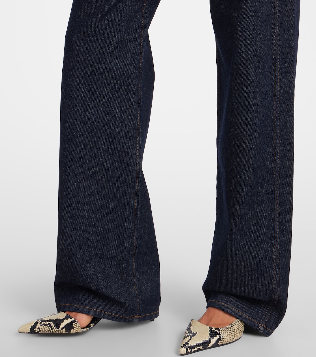 High-Rise Wide-Leg Jeans Benson | Khaite