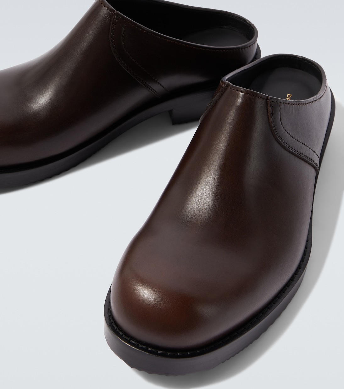 Slippers aus Leder | Dries Van Noten