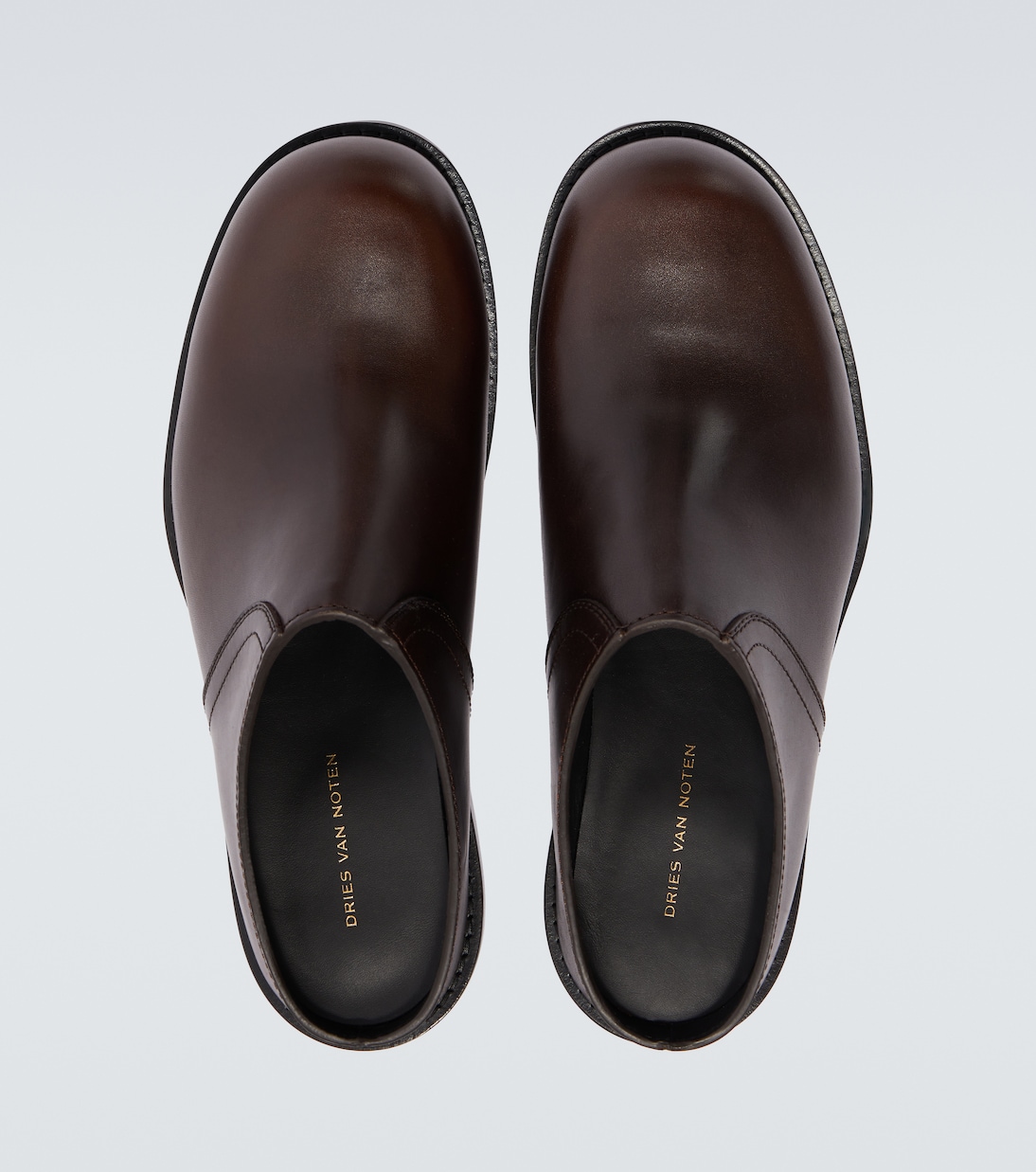 Slippers aus Leder | Dries Van Noten