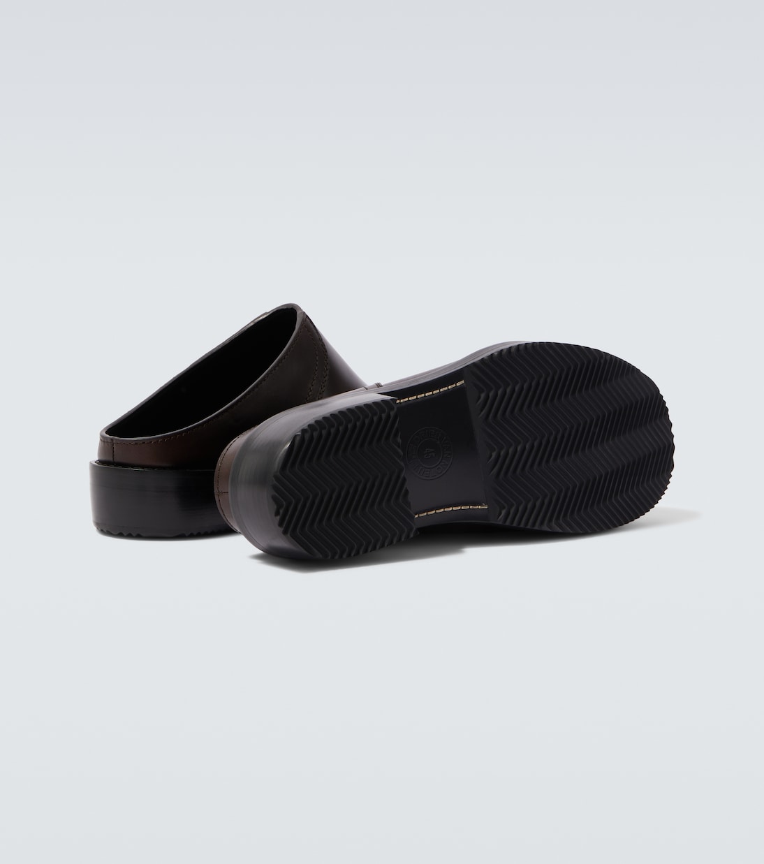 Slippers aus Leder | Dries Van Noten