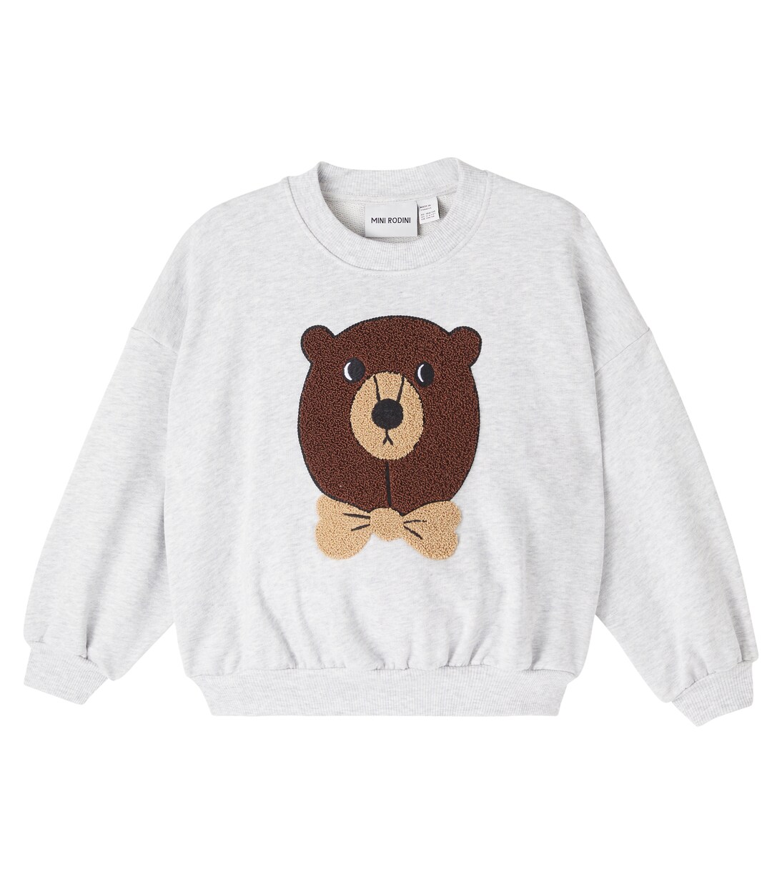 Bear cotton jersey sweatshirt | Mini Rodini