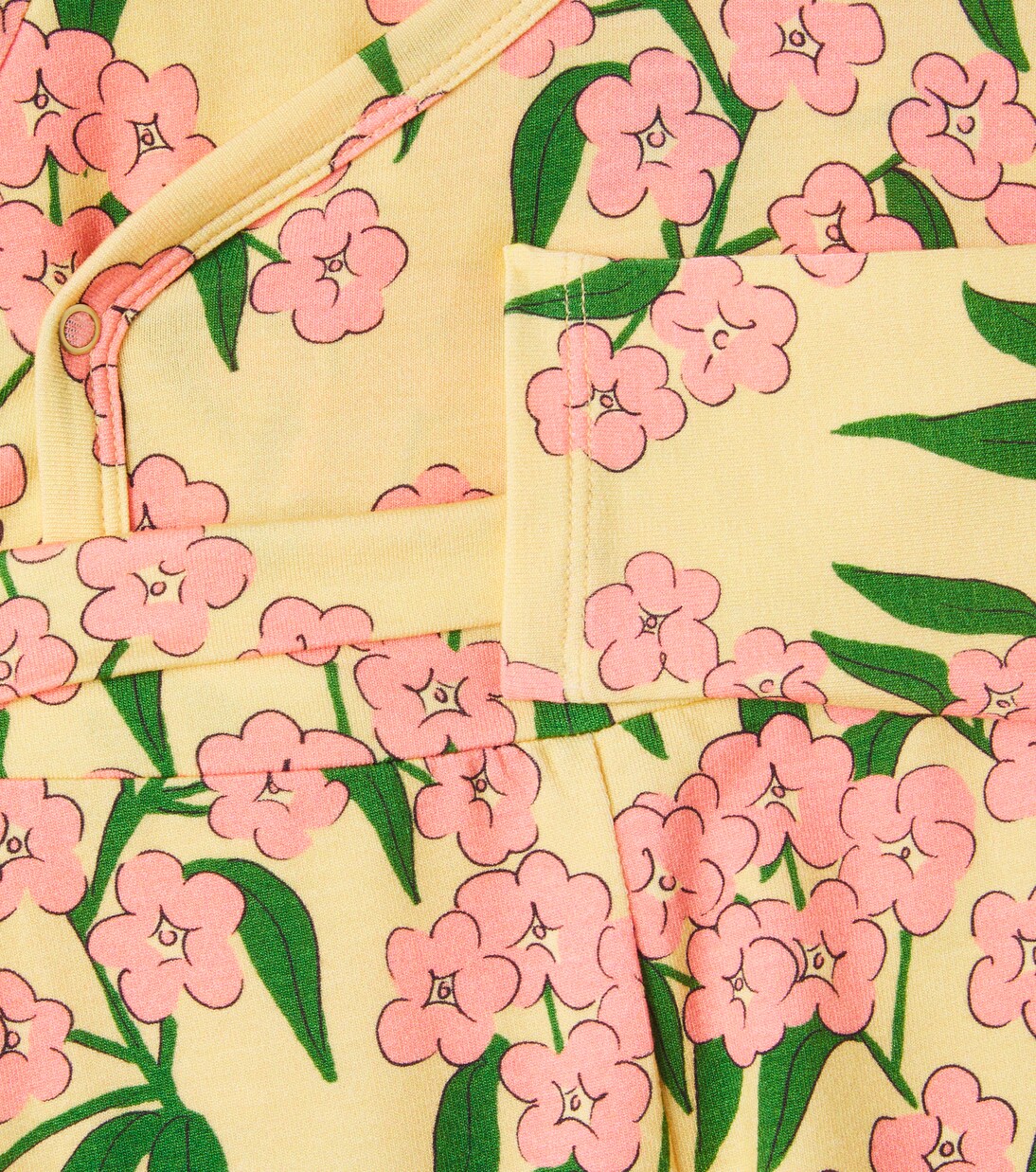 Baby floral bodysuit and pants set | Mini Rodini